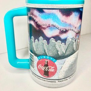 Vintage 1993 Coca Cola Polar Bear Thermo Travel Cup